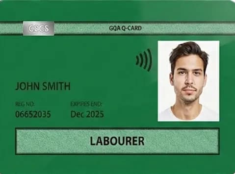 Level 1 – Green Labourer Card