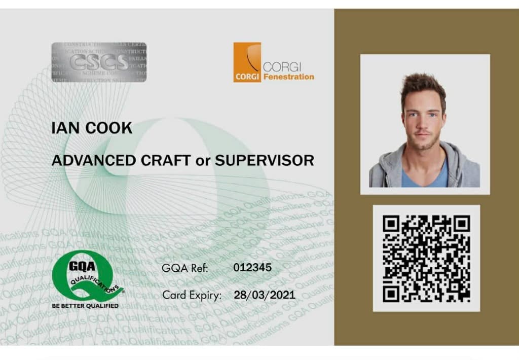 Sample Gold Card